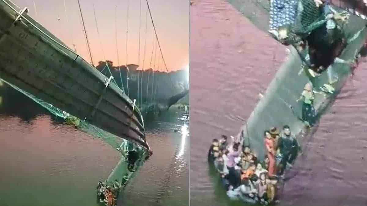 Colapsa puente colgante en la India; hay 60 fallecidos(+Video)