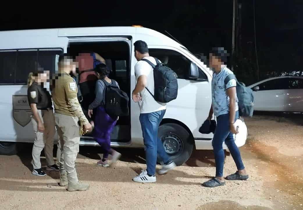 Durante operativos, SSP brinda resguardo a 21 migrantes en municipios del sur