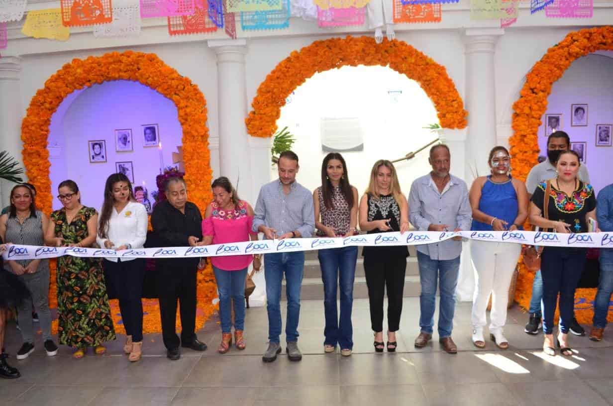 Inaugura alcalde de Boca del Río exposición de altares de Día de Muertos (+Video)