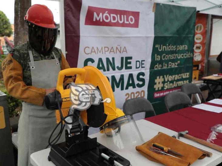 Acayucan y Papantla serán sede de campaña de canje de armas