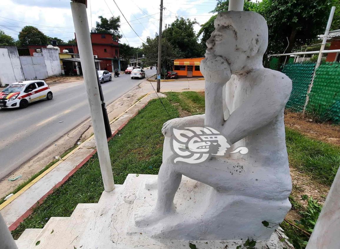 El Pensador’ de Agua Dulce no lució durante Días de Muertos