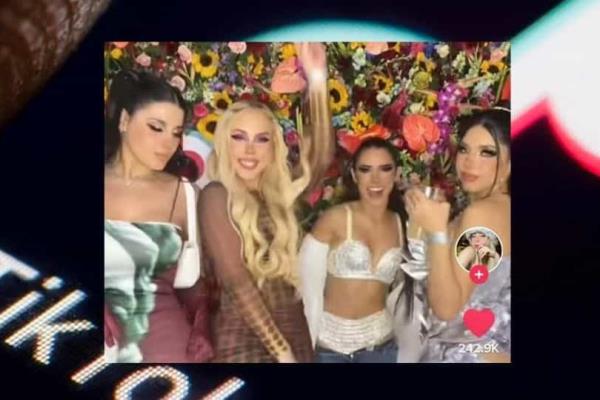 Yeri MUA y Maya Nazor, novia de Santa Fe Klan, juntas en Tik Tok (+Video)