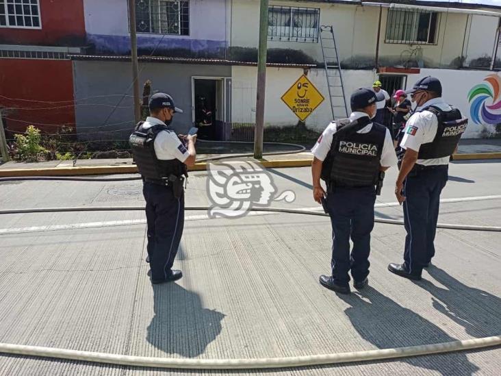 Incendio de vivienda genera intensa movilización en Orizaba