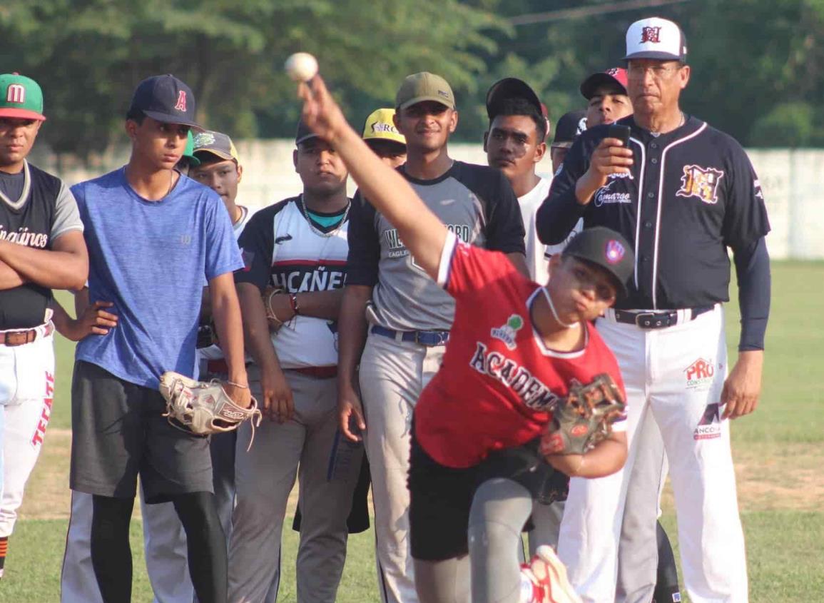 Un éxito el tryout de beisbol en Villa Oluta