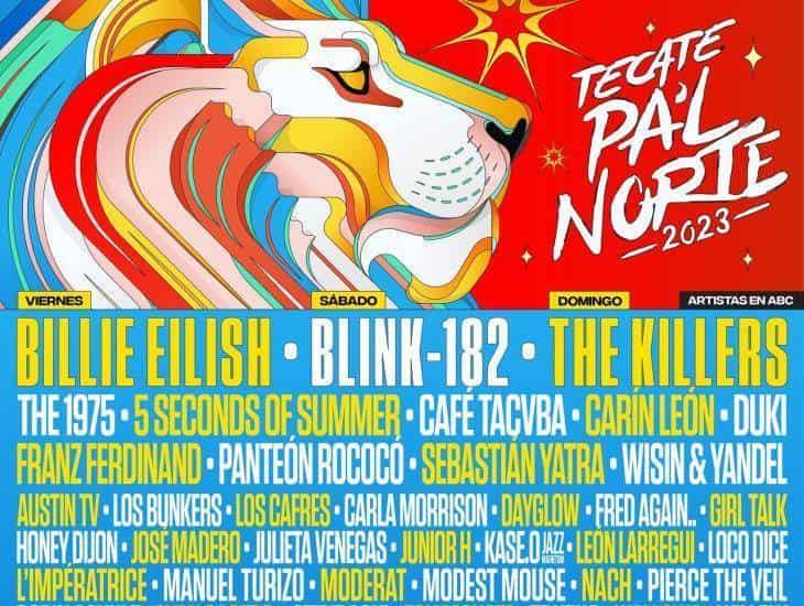 Festival Tecate Pal Norte 2023 anuncia cartel oficial