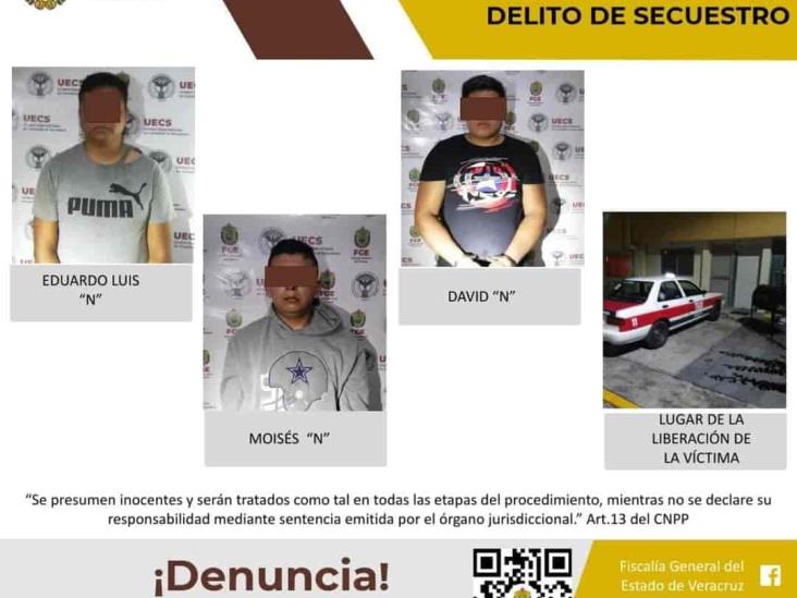 UECS detiene a 3 secuestrados y libera a víctima en Nogales; cae ex policía