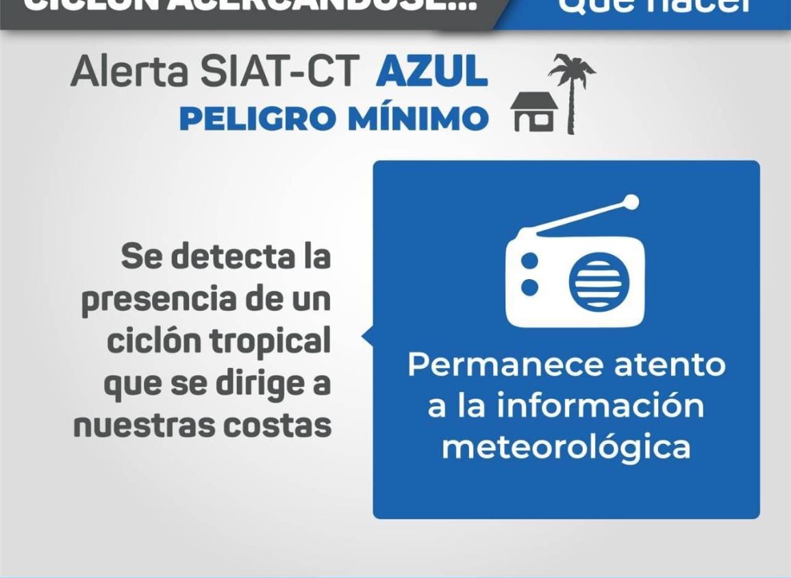 Veracruz, en alerta azul tras paso de Lisa; habrá lluvias el fin de semana