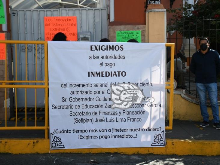 Trabajadores de la Educación reclaman incremento salarial del uno, dos y tres por ciento (+Video)