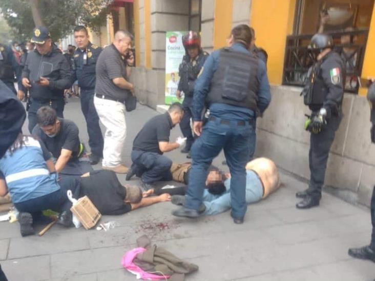 Balazos en Centro Histórico de la CDMX; tres heridos y un detenido (Video)