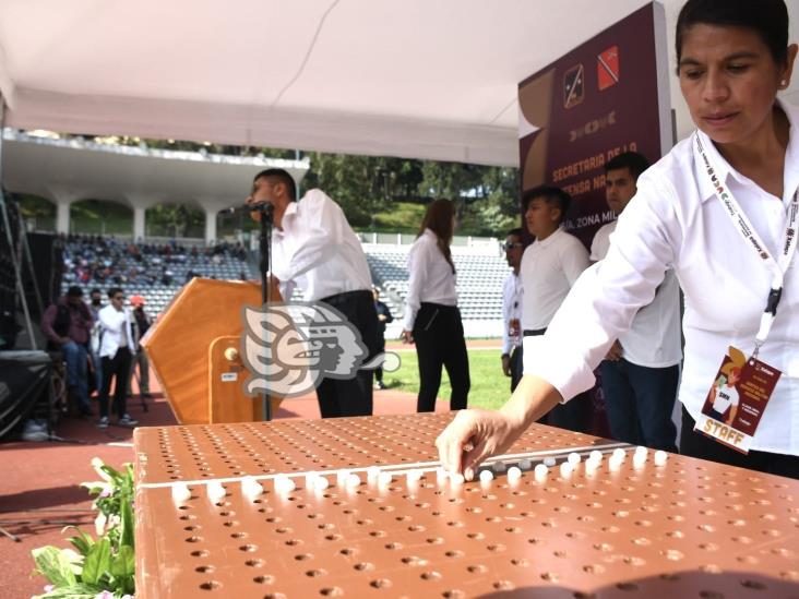 En Xalapa, realizan el Sorteo del Servicio Militar Nacional Clase 2004