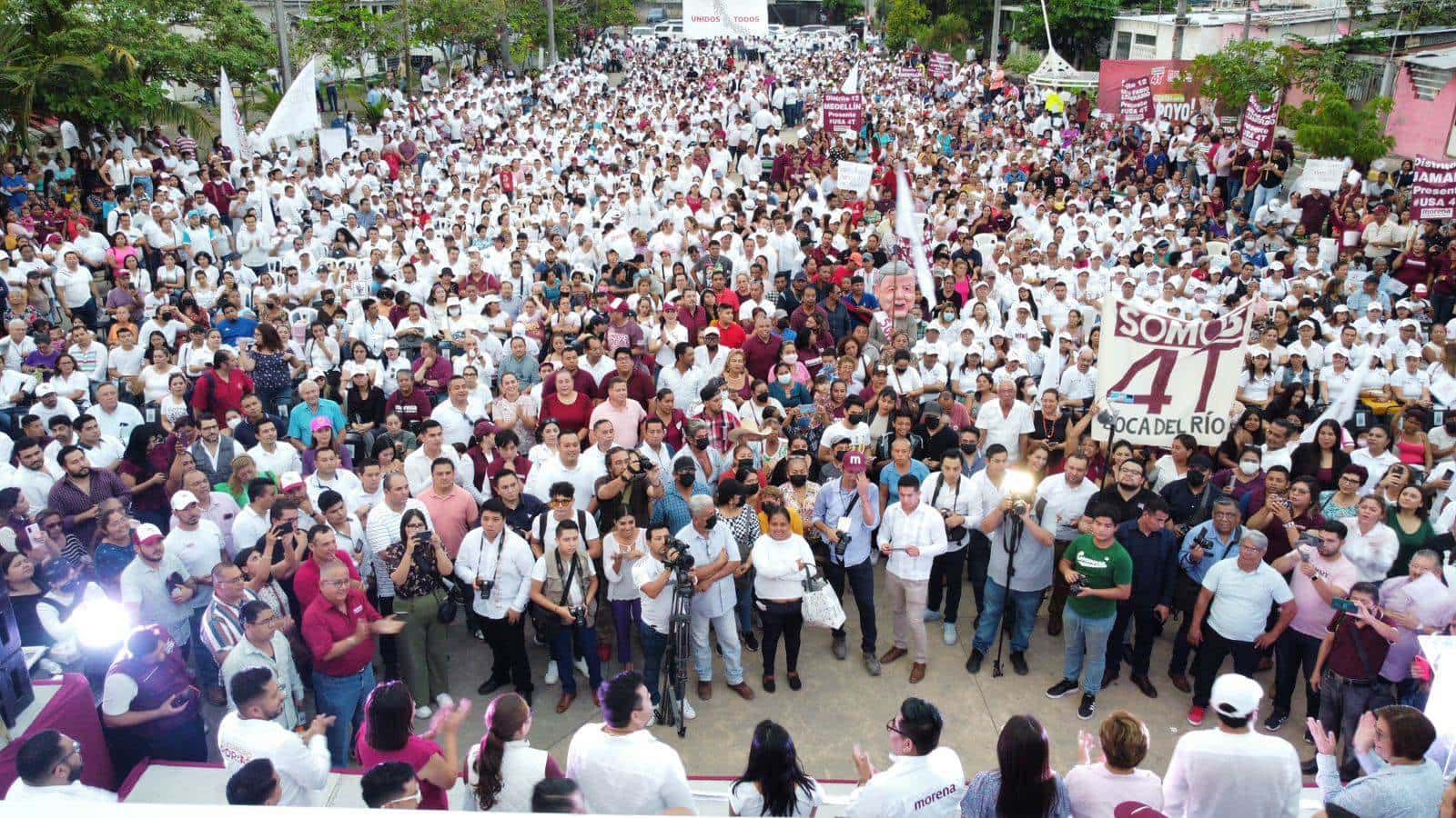 Morena realiza en Boca del Río asamblea informativa de Reforma Electoral