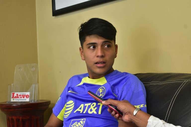 Oziel Adrián Escobedo sueña con debutar en primer equipo del América