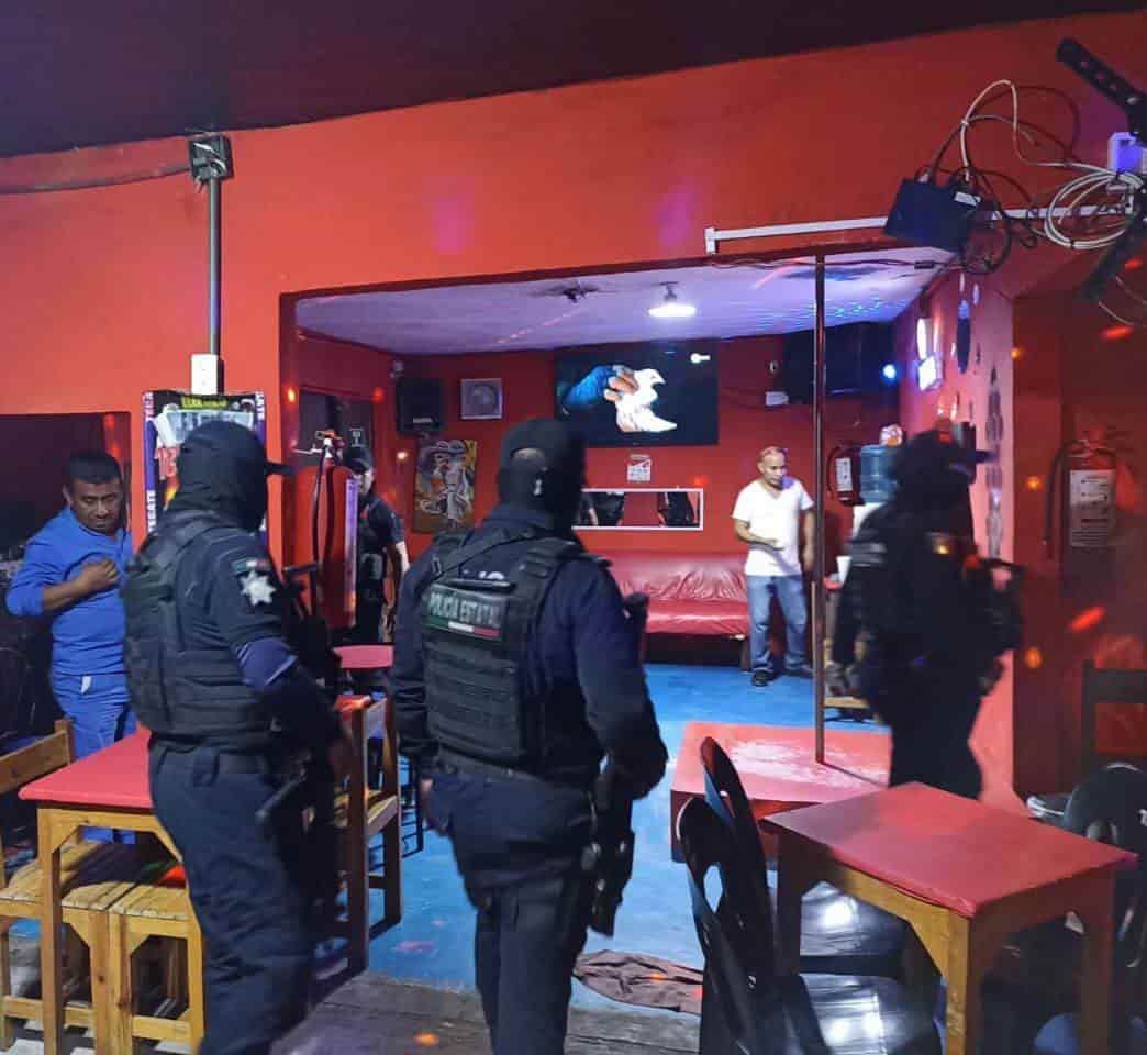 Realizan operativos en centros nocturnos para prevenir el delito en Veracruz