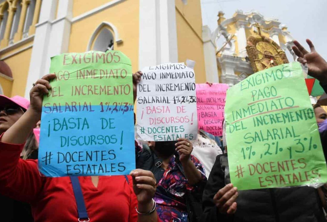 “Malinforman” a maestros de Veracruz, justifica Gobernador ante protestas