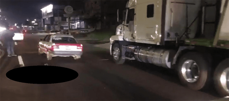 Hombre es atropellado en la carretera Veracruz-Xalapa