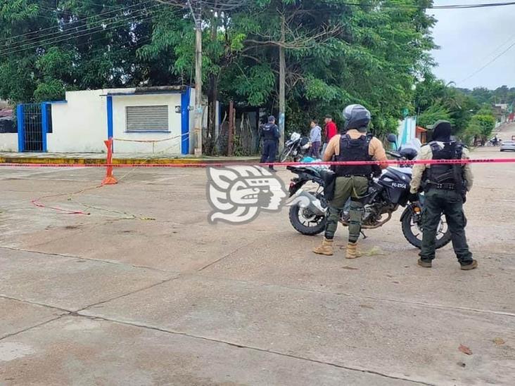 Balazos en barrio cuarto de Oluta causa movilización policíaca