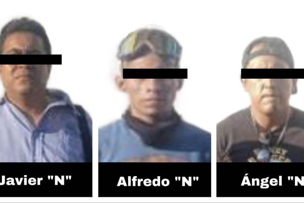 Atrapan a a tres sujetos con dosis de cristal, en Xalapa