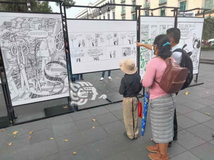 El ideal de un mundo más justo, con todas las interrogantes; llegó a Xalapa con Mafalda