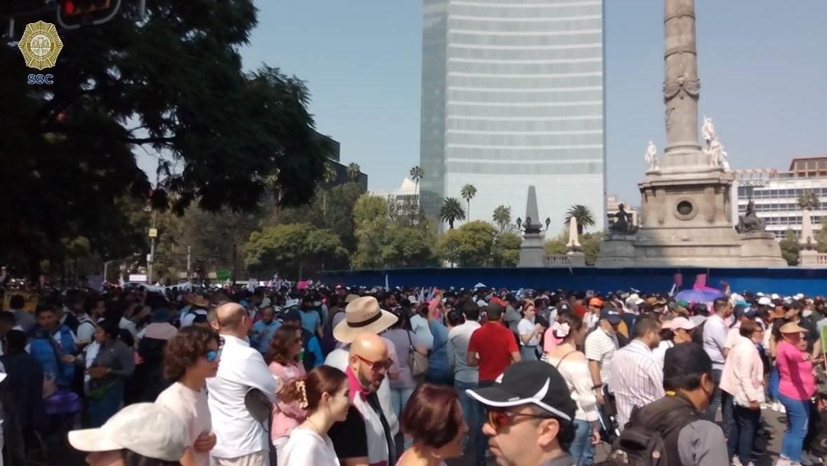 Realizan marcha a favor del INE en la Ciudad de México (+Video)