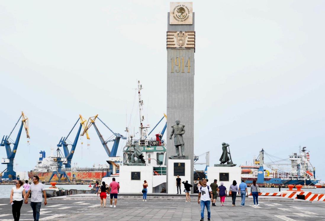 Yacen en el Malecón de Veracruz los héroes de 1914 ¿Lo sabías?