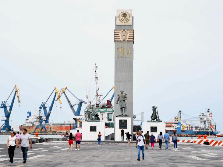 Yacen en el Malecón de Veracruz los héroes de 1914 ¿Lo sabías?