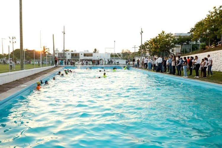 Rehabilitan Unidad Deportiva “El Morro” en Boca del Río; van 9 unidades atendidas