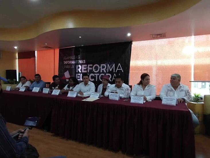 Señalan consejeros de Morena que reforma electoral es del pueblo