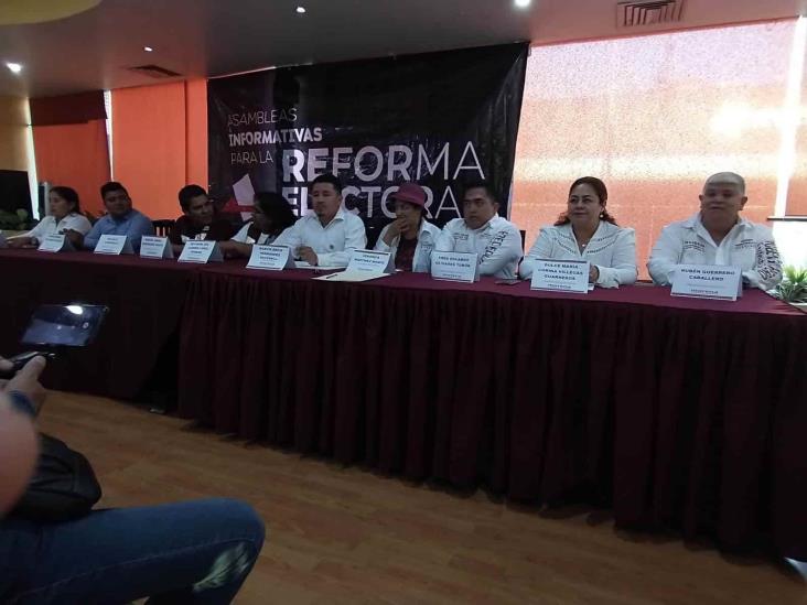 Señalan consejeros de Morena que reforma electoral es del pueblo