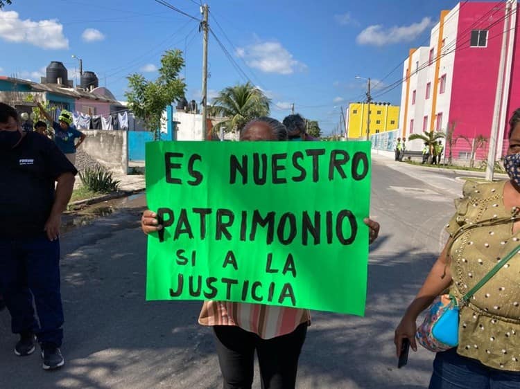 Acusan despojo de terreno para vivir al norte de la ciudad de Veracruz(+Video)