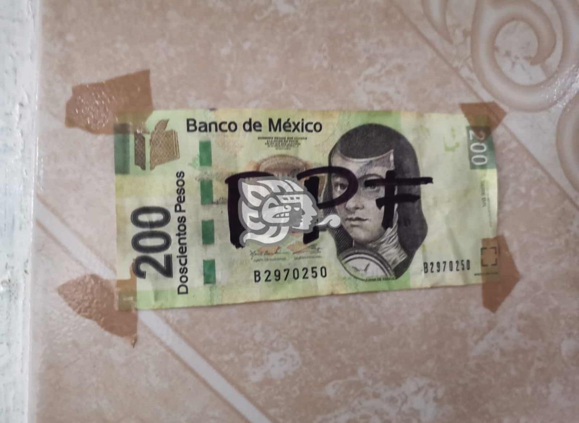 Circulan billetes falsos de baja denominación en Nanchital