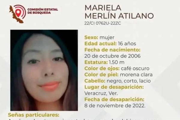 Hallan con vida a menor con reporte de desaparecida en Veracruz; 7 días sin saber su paradero