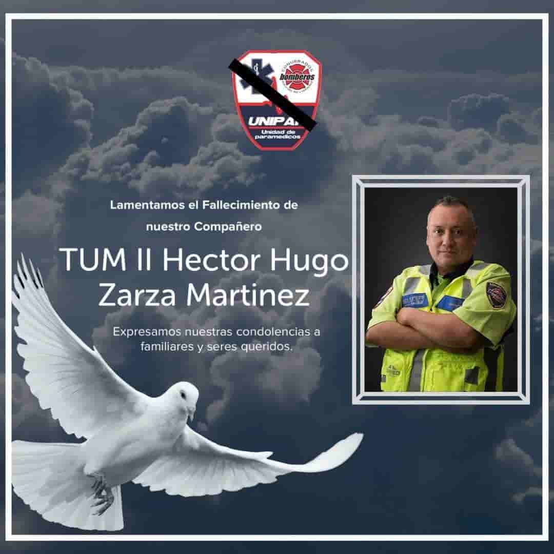 Fallece Héctor Hugo Zarza, paramédico de Bomberos Conurbados de Boca del Río