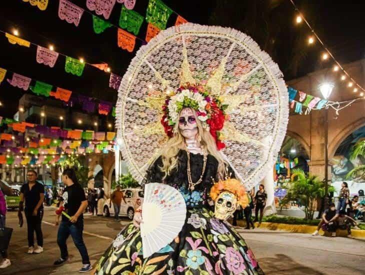 Camila Rodríguez Moscoso encarna magnífica Catrina Oaxaqueña