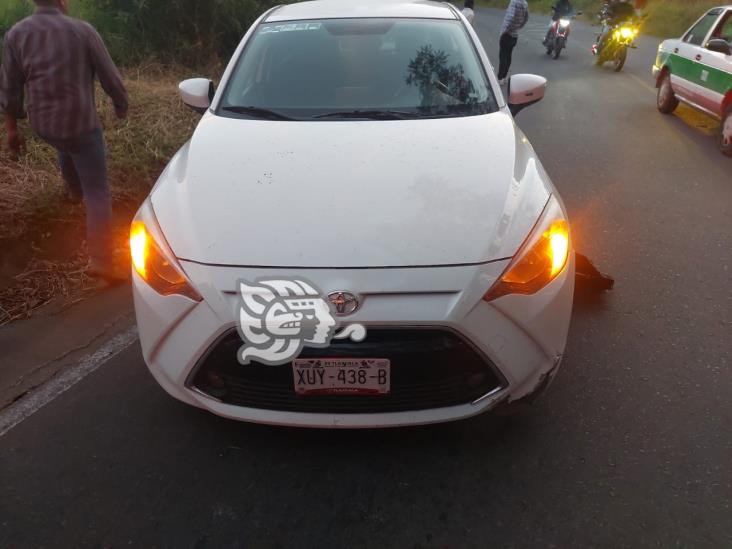 Percance vehicular en la Banderilla-Misantla genera movilización