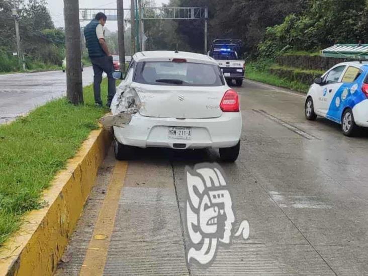 Y apenas es medio día; ya van 2 accidentes en el bulevar Xalapa-Coatepec