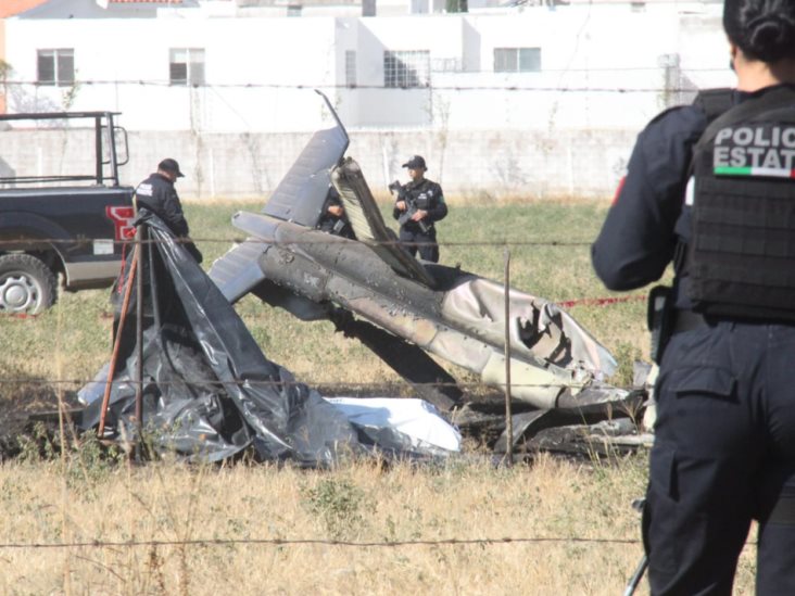 Lamenta AMLO muerte de 5 personas en caída de helicóptero en Aguascalientes