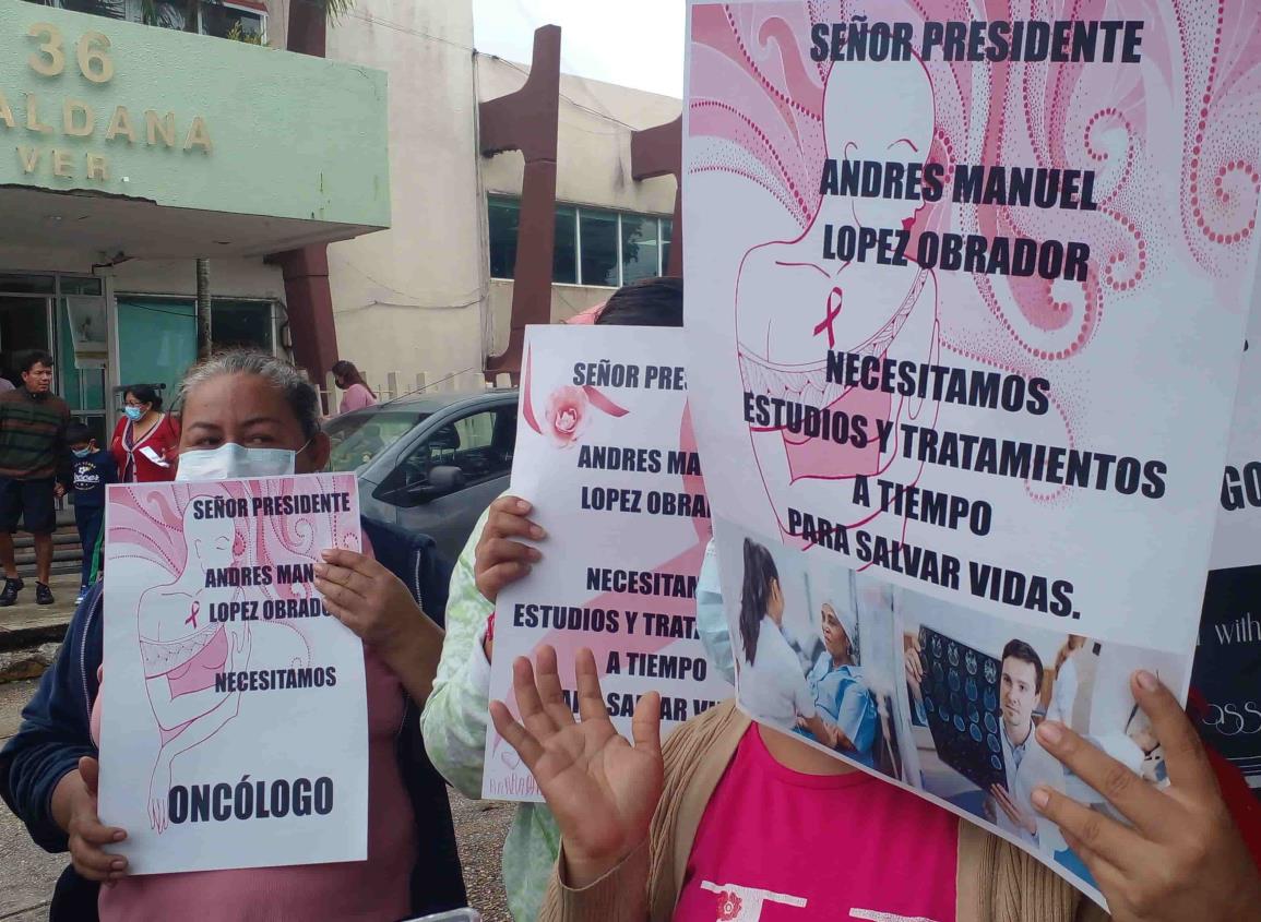 Protestan por presuntos atrasos en quimioterapias del IMSS(+Video)