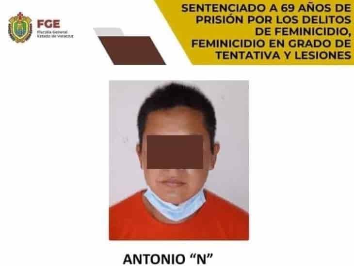 Lo sentencian a 69 años de prisión por feminicidio en Misantla