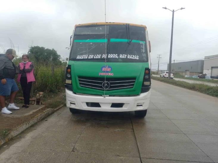 Una dama resultó lesionada en choque en la carretera a Las Barrillas