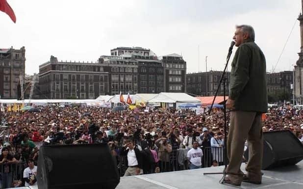 La marcha del poder de convocatoria de AMLO