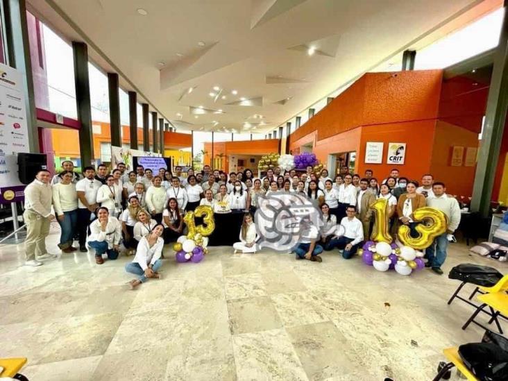 Con casi mil pacientes, CRIT Veracruz celebra 13 años