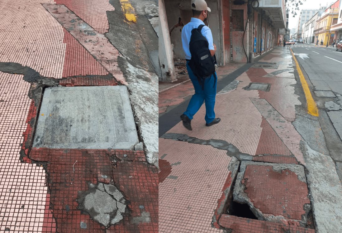 Tras reportes, componen registro abierto en el Centro Histórico de Veracruz