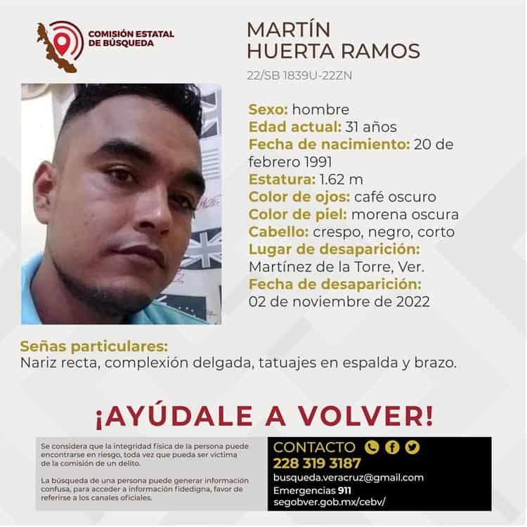 Reportan desaparición de dos personas en Martínez de la Torre, Veracruz