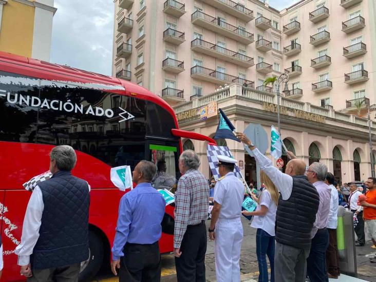 Alumnos destacados de Veracruz emprenden el viaje por la Ruta de la Insurgencia (+Video)