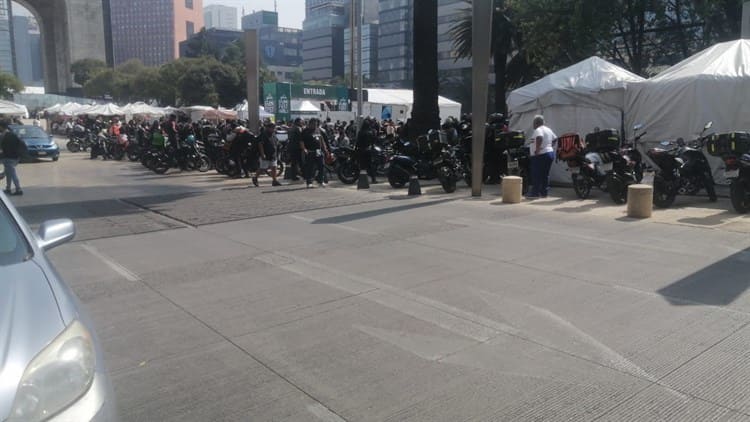 Protestan motociclistas de CDMX contra nuevo reglamento