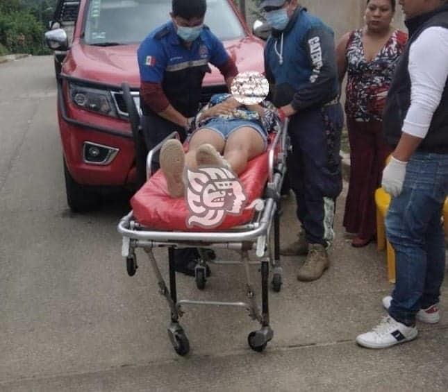 En Cosoleacaque, cobarde sujeto golpeó a su pareja embarazada