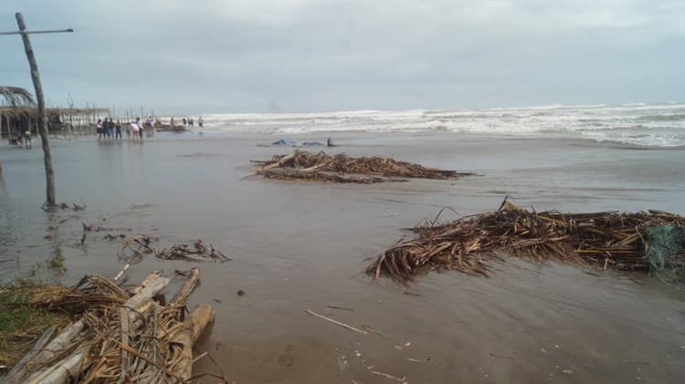 Prestadores de servicios resultaron afectados por marejada en playa de Chachalacas