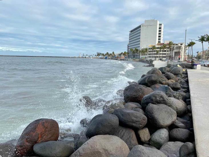 De esta intensidad fue la racha más fuerte generada por evento de norte en Veracruz