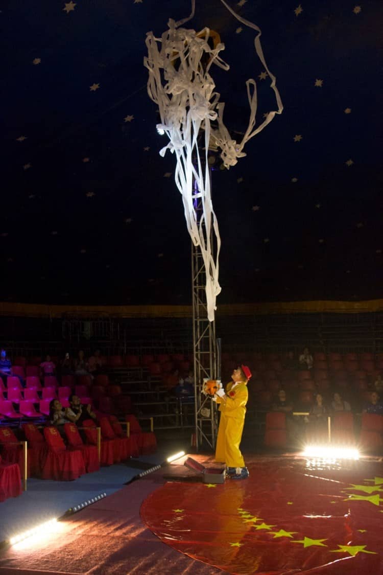 Parquín Jr, payaso con 35 años de carrera que desborda sonrisas con su show en circo Vie de Cirque