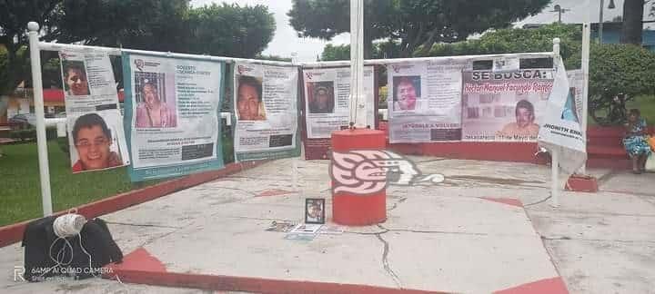 Madres buscan a sus hijos en Las Choapas
